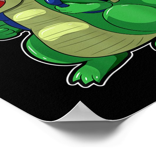 Back To School Cute Crocodile Funny Croc Backpack Poster (Hoek)