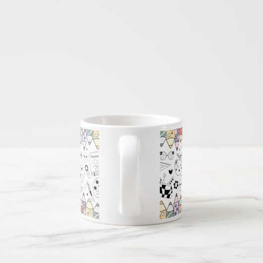 Back To School Espresso Kop (Achterkant)