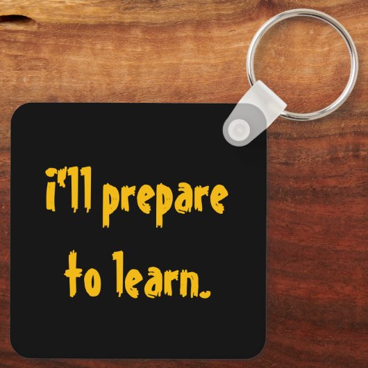 BACK TO SCHOOL EXCITEMENT! SLEUTELHANGER (Achterkant)