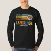 Back To School First Day ESL Teacher ESOL Student T-shirt (Voorkant)