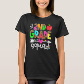 Back To School First Day Of 2nd Grade Squad Teache T-shirt (Voorkant)