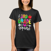 Back To School First Day Of 3rd Grade Squad Teache T-shirt (Voorkant)