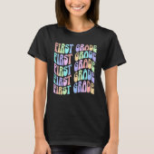Back To School First Grade Vibes First Day Teacher T-shirt (Voorkant)