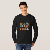 Back To School Fourth Grade Vibes Teacher 4th Wome T-shirt (Voorkant volledig)