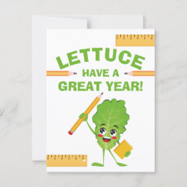Back to School Funny Food Pun Have a Great Year  Briefkaart