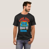 Back To School   Game Over Teacher Student Control T-shirt (Voorkant volledig)