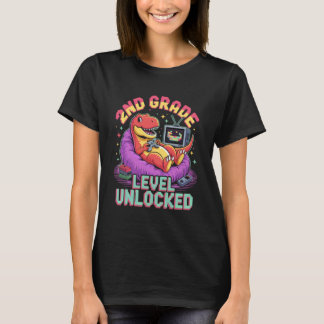 Back To School Gamer First Day of Second Grade Boy T-shirt