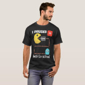 Back to school Gamer squad I paused my game T-shirt (Voorkant volledig)