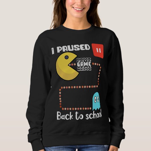 Back to school Gamer squad I paused my game Trui (Voorkant)