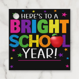 Back To School Gift Tag, Bright School Year Gift Bedankjes Labels