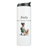 Back to School Girl Tumbler Thermosbeker (Gedraaid links)