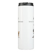 Back to School Girl Tumbler Thermosbeker (Achterkant)