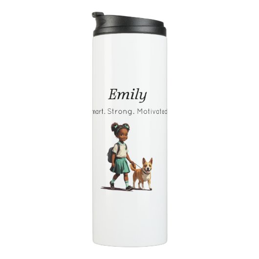 Back to School Girl Tumbler Thermosbeker (Geroteerd rechts)