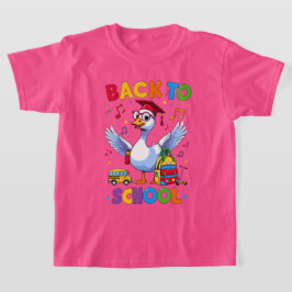 Back to School Goose – Colorful Fun T-Shirt Design