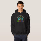 Back To School Happy First Day Of High School Rain Hoodie (Voorkant volledig)