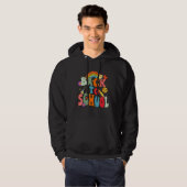 Back To School Happy First Day Of School Groovy Te Hoodie (Voorkant volledig)