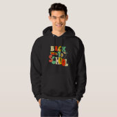 Back To School Happy First Day Of School Groovy Te Hoodie (Voorkant volledig)