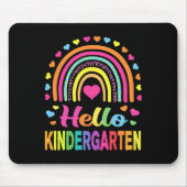 Back to School Hello Kindergarten Squad Teachers W Muismat (Voorkant)