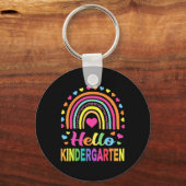 Back to School Hello Kindergarten Squad Teachers W Sleutelhanger (Achterkant)