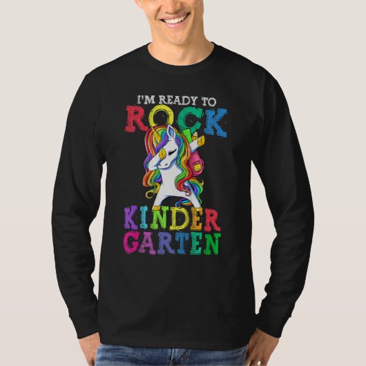 Back To School I m Ready To Rock Kindergarten Unic T-shirt (Voorkant)
