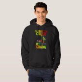 Back To School I'm Ready To Crush 1st Grade Dinosa Hoodie (Voorkant volledig)