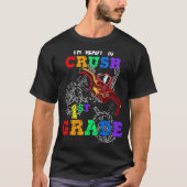 Back To School I'm Ready to Crush 1st Grade Monste T-shirt (Voorkant)