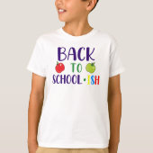 Back to School...ish – Funny Lazy Student Vibes  T-shirt (Voorkant)