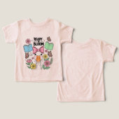 Back to School Kids T-shirt - Cute First Day (Ontwerp Voorkant & Achterkant)
