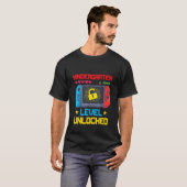 Back To School Kindergarten Level Unlocked Video G T-shirt (Voorkant volledig)