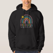 Back To School Kindergarten Squad Student Rainbow  Hoodie (Voorkant)