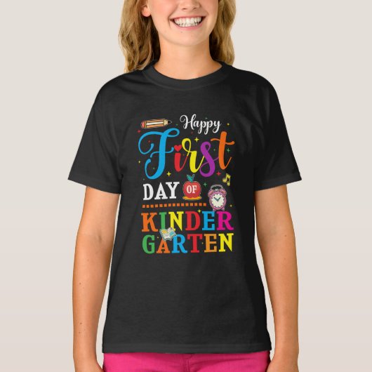Back to School, kindergarten T-shirt (Voorkant)