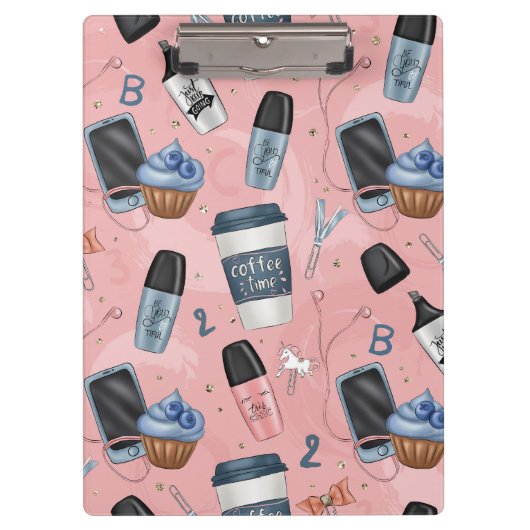 Back-to-School Klembord voor Meisjes (Voorkant)