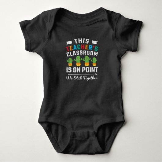 Back to School Matching Onderwijzers Klaslokaal St Romper (Voorkant)