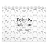 Back-to-School Minimal Line Pattern | Summer Kalender (Hoes)