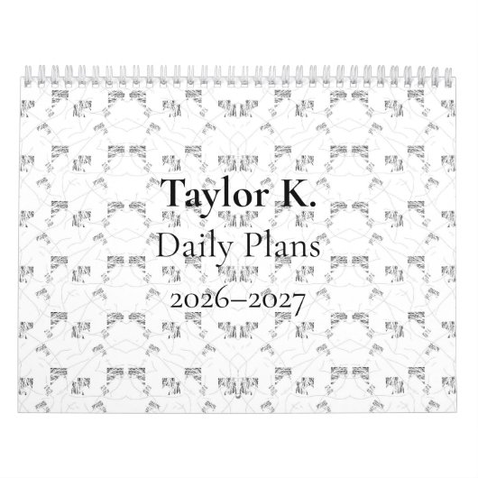 Back-to-School Minimal Line Pattern | Summer Kalender (Hoes)