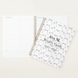 Back-to-School Minimal Line Pattern | Summer Planner