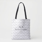 Back-to-School Minimal Line Pattern | Summer Tote Bag (Voorkant)