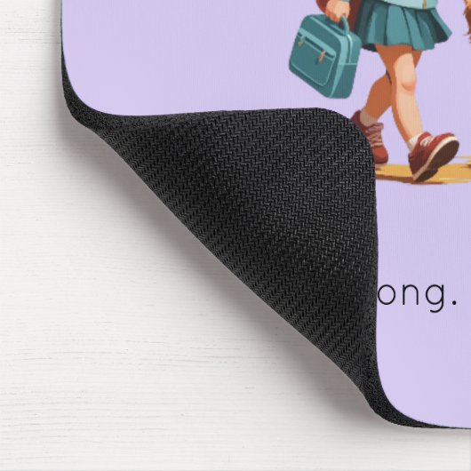 Back to School Mouse Pad – Personalized Muismat (Hoek)