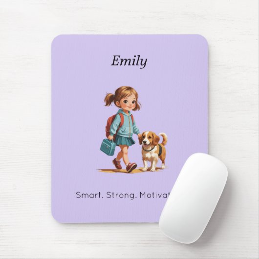 Back to School Mouse Pad – Personalized Muismat (Met muis)