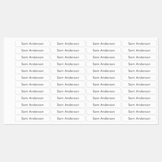 Back to School Name Labels for Kids (Vel)