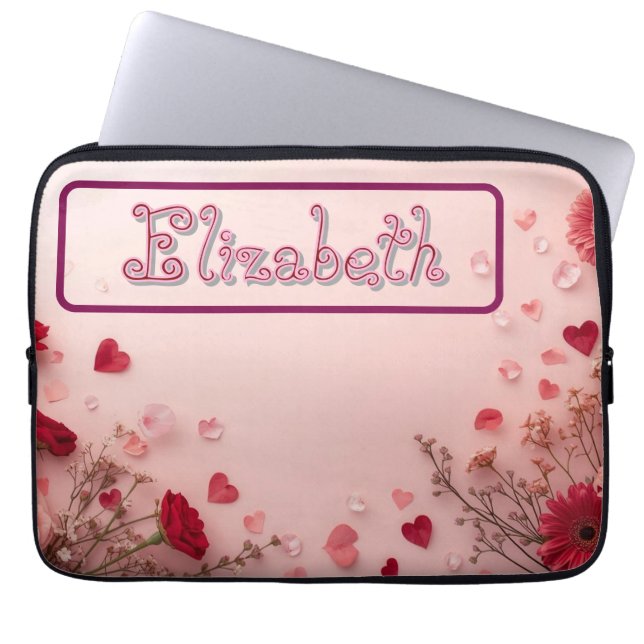 Back to School Neoprene 13 inch Laptop Sleeve (Voorkant)