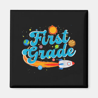 Back to school outer space teacher first grade magneet