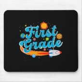 Back to school outer space teacher first grade muismat (Voorkant)