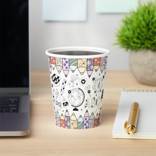 Back To School Papieren Bekers (Insitu)