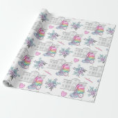 Back to School Pattern Cadeaupapier (Uitgerold)