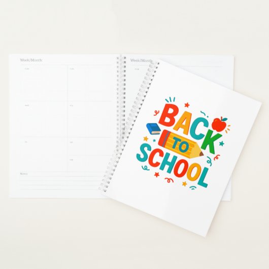 Back to school  planner (Display)