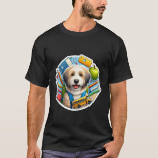 Back To School Polish Lowland Sheepdog Dog Boy Gir T-shirt