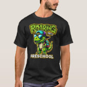 Back to School Preschool Dinosaur First Day of Sch T-shirt (Voorkant)
