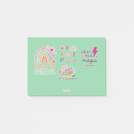 Back to School Rainbow / Regreso Arcoíris Escolar Post-it® Notes