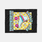 Back To School Rolling Into The Kindergarten Groov Fleece Deken (Voorkant (Horizontaal))